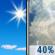 Sunny then Chance T-storms