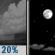 Slight Chance Showers then Mostly Clear